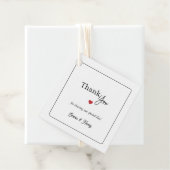 Glückliche Hochzeit Geschenkanhänger (Beispiel)