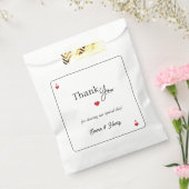 Glückliche Hochzeit in Liebe  Geschenktütchen (Versiegelt)