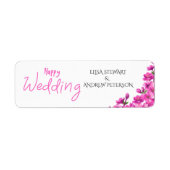 Glückliche Hochzeit Romantische Florale Hochzeit (Vorne)