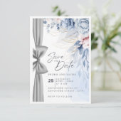 Glückliche Hochzeit RSVP Karte (Stehend Vorderseite)