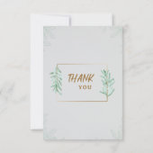 Glückliche Hochzeit RSVP Karte (Rückseite)