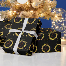 Glückliche Hochzeitszeremonie Geschenkpapier