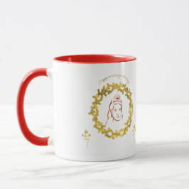 Glückliche Hochzeitszeremonie Tasse