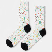 Glückliche hohle süße Socken (Linkes Detail)