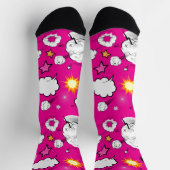 Glückliche hohle süße Socken (Oben)