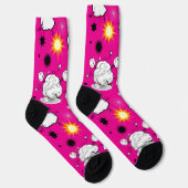Glückliche hohle süße Socken (Rechts)
