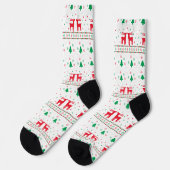Glückliche Höhlende Süße Socken (Linkes Detail)