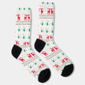 Glückliche Höhlende Süße Socken (Rechts)