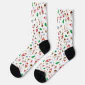 Glückliche Hohlstrümpfe Socken (Linkes Detail)