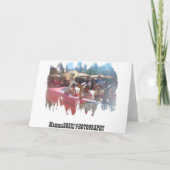 Glückliche Hollywood-Gruß-Karte! Karte (Rückseite)