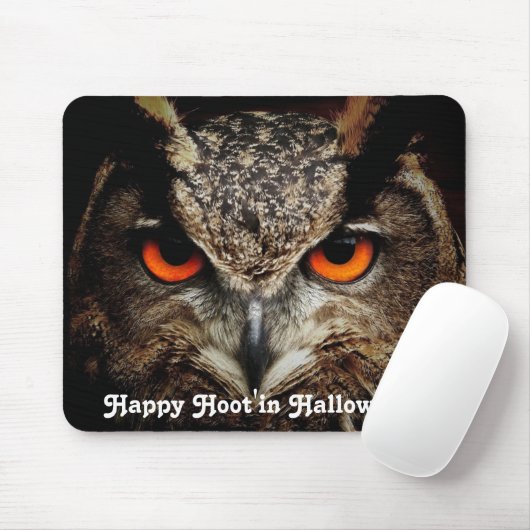 Glückliche Hoot'in Eule Mousepad (Mit Mouse)