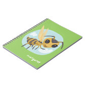 Glückliche Hornisse Notizblock (Linke Seite)