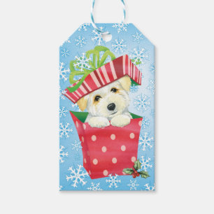 Glückliche Howliday Baumwolle Geschenkanhänger