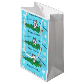 Glückliche Howlidays Tasche Kleine Geschenktüte (Vorderseite Schrägansicht)