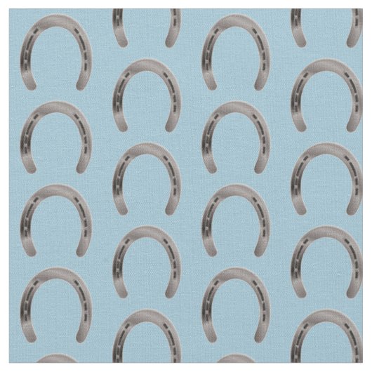 Glückliche Hufeisen Stoff (Nahaufnahme)