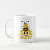 Glückliche Hummel-Biene Kaffeetasse (Links)