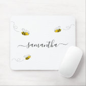 Glückliche Hummeln Sommerspass Spaß Monogramm Mousepad (Mit Mouse)