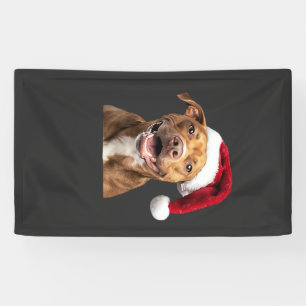 Glückliche Hunde an Weihnachten Lustige Hunde Clas Banner