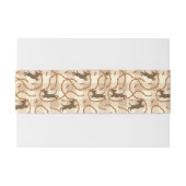 glückliche Hunde mit Wursthintergrund Einladungsbanderole (Rückseitenbeispiel)