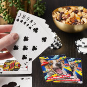 Glückliche Hundeparty-Tröten Spielkarten (In Situ)