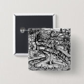 Glückliche husbandsmen, die Bienen, Illustration Button (Vorne & Hinten)
