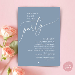 Glückliche Immerwährend-Party-Romantik-Hochzeitsem Einladung