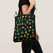 Glückliche irische Mustersymbole, heiliger Patrick Tasche (Von Nahem)