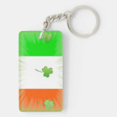 Glückliche irische Schlüsselkette Schlüsselanhänger (Rückseite)