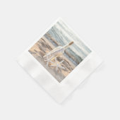 Glückliche Jahresbotschaft in Flasche Serviette (Ecke)