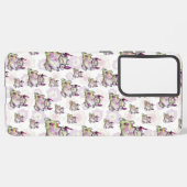 Glückliche Joggen magische Monsterkreatur Samsung Galaxy Hülle (Linke Seite)