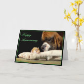 Glückliche Jubiläumsgrusskarte Karte (Gelbe Blume)