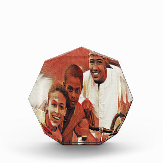 Glückliche Jungen Fotoblock