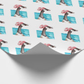 Glückliche Kanada-Gans in einem Toque Geschenkpapier (Ecke)