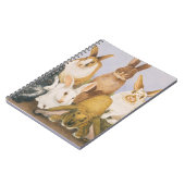 Glückliche Kaninchen Notizblock (Linke Seite)