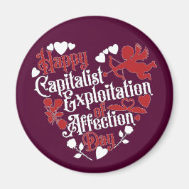 Glückliche kapitalistische Ausbeutung des Tages de Magnet