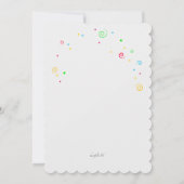 Glückliche Karnevals-Einladung Einladung (Rückseite)