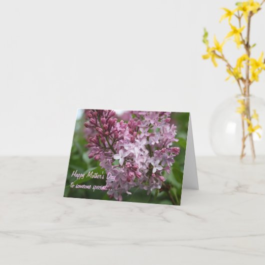 Glückliche Karte der Mutter Tages (Gelbe Blume)