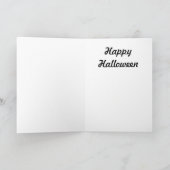 Glückliche Karte Halloweens Catrina (Innenseite)