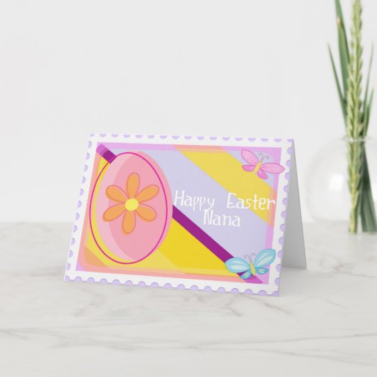 Glückliche Karte Ostern Nana (Vorderseite)