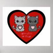 GLÜCKLICHE KATZE 1 POSTER (Vorne)