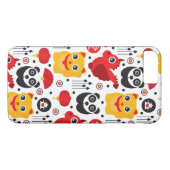 Glückliche Katze, Drache und Panda der China Case-Mate iPhone Hülle (Rückseite (Horizontal))
