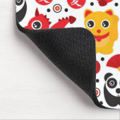 Glückliche Katze, Drache und Panda der China Mousepad (Ecke)