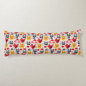 Glückliche Katze, Drache und Panda der China Seitenschläferkissen (Rückseite)