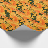 glückliche Katze Geschenkpapier (Ecke)