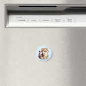 Glückliche Katze Magnet (In Situ (Geschirrspüler))