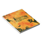 glückliche Katze Notizblock (angewinkelt)