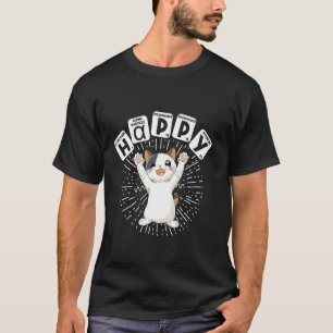 Glückliche Katze Periodensystem der Elemente Niedl T-Shirt
