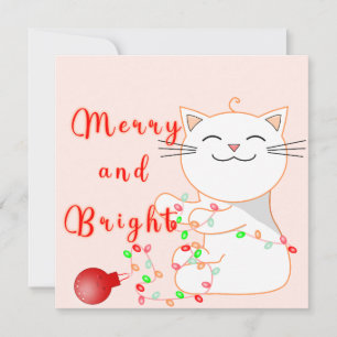 Glückliche Katze spielt mit LED-Licht   Cute Flat 
