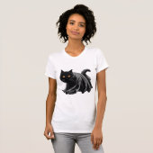 glückliche Katze T-Shirt (Vorne ganz)