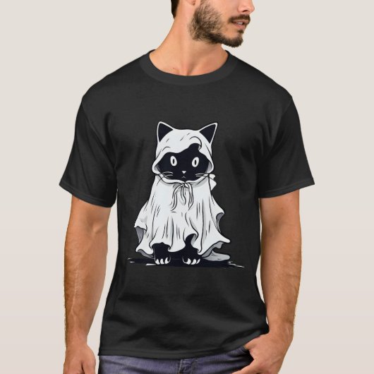 glückliche Katze T-Shirt (Vorderseite)